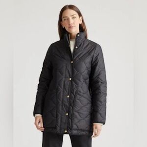 NWT Quince Featherless Quilted Long Puffer Jacket